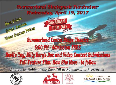 National Film Day Contest National Canadian Film Day Fundraiser April 19, 2017