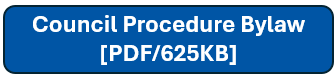 Council Procedure bylaw button