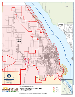 DoS Evacuation Order Map