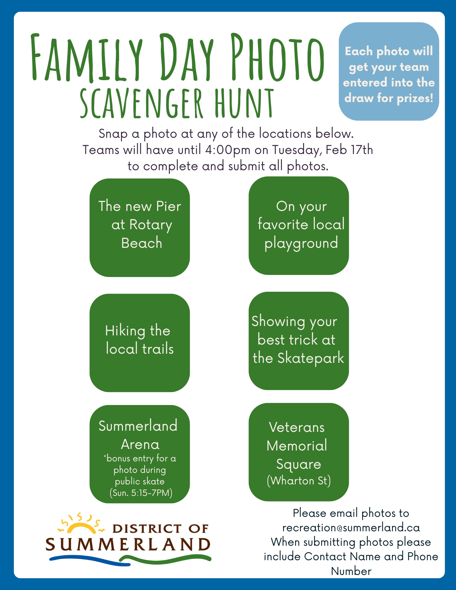 Family Day Photo Scavenger Hunt