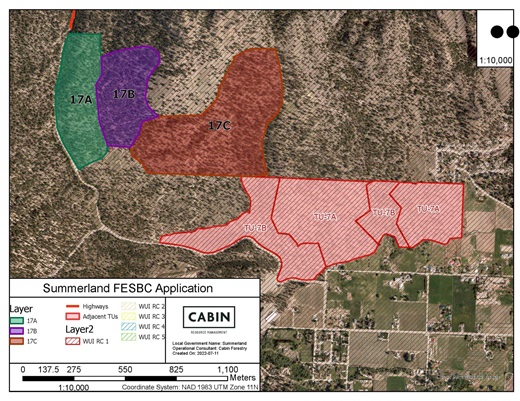 McLennan Road Wildfire Risk Reduction Map McLennan Road Wildfire Risk Reduction Map