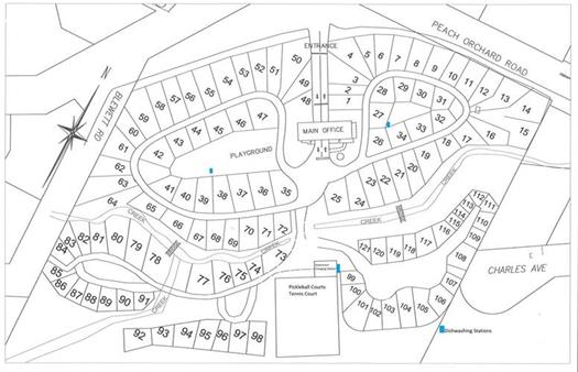 Camp Site Map Camp Site Map