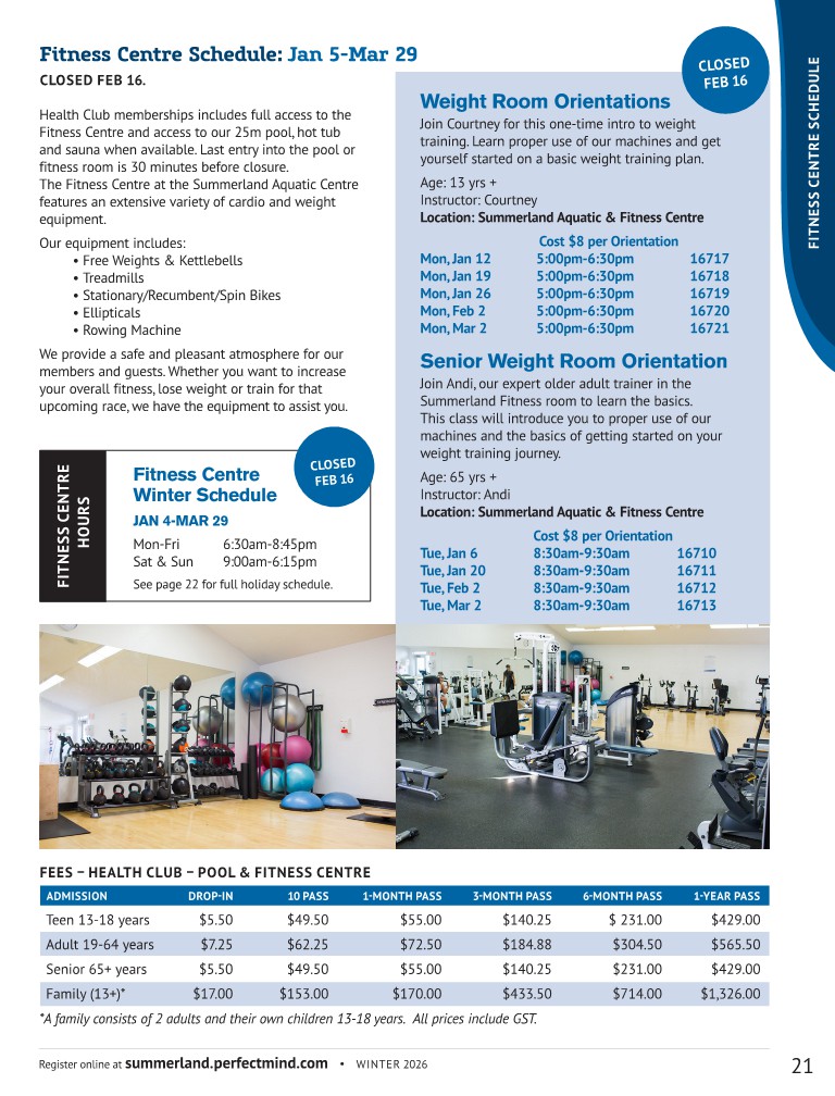 Aquatic Centre Jan 5 to Mar 15_2